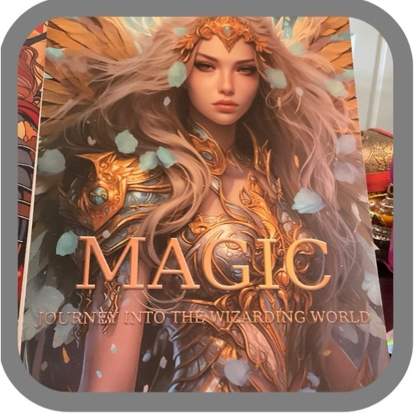 Magic Journey into the Wizarding World adult coloring books. Spiral bound - Picture 1 of 2